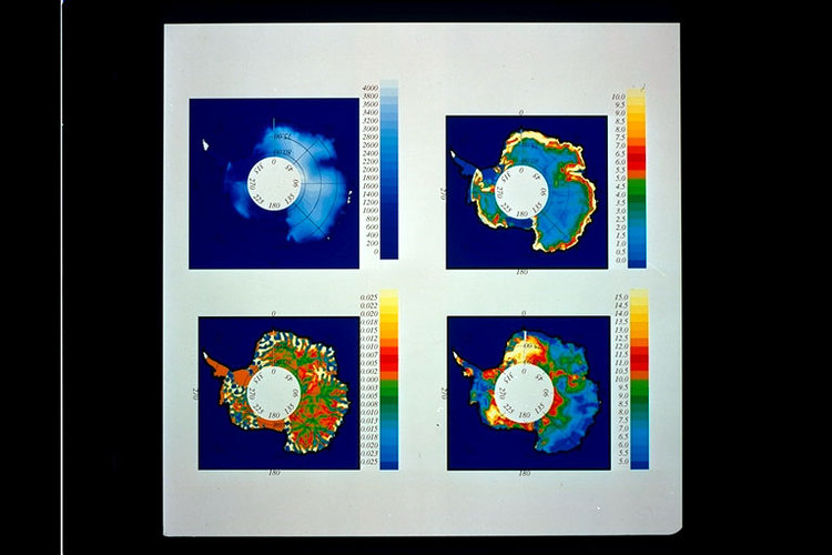 Antarctica observed with the ERS Altimeter