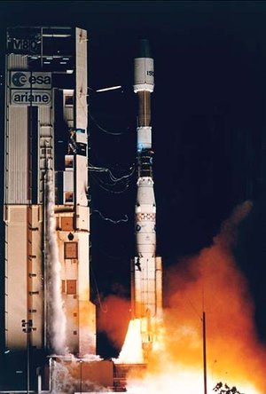 Ariane launch of ISO