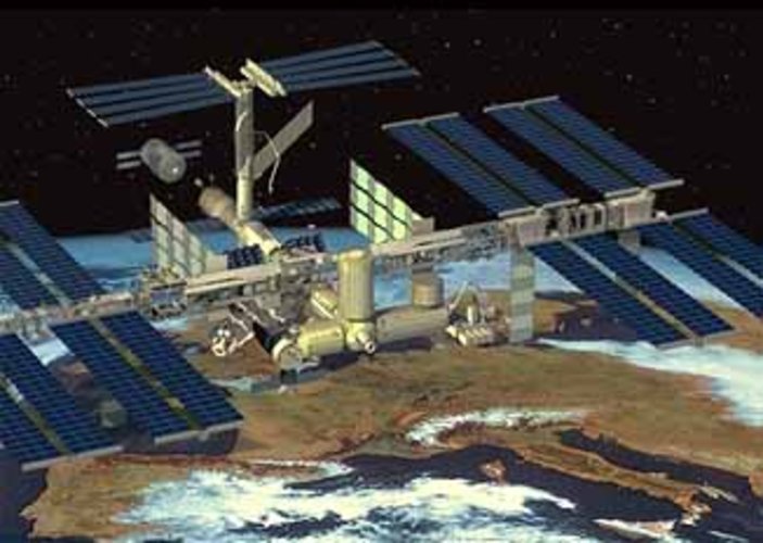 Artist's impression of the completed ISS