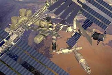 Artist's impression of the completed ISS