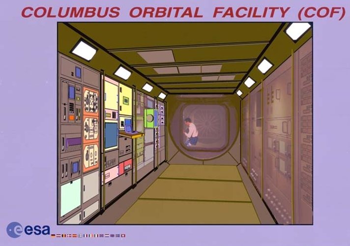 Columbus Laboratory: interior view