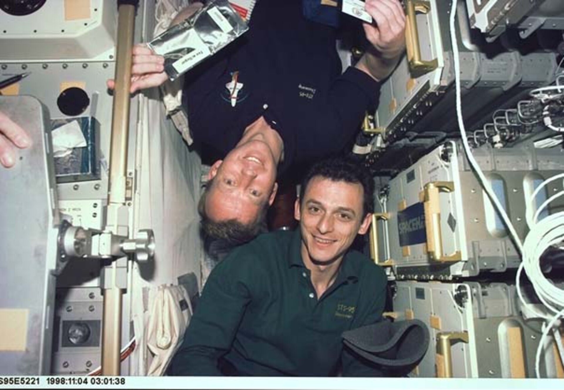 Duque during STS-95 mission