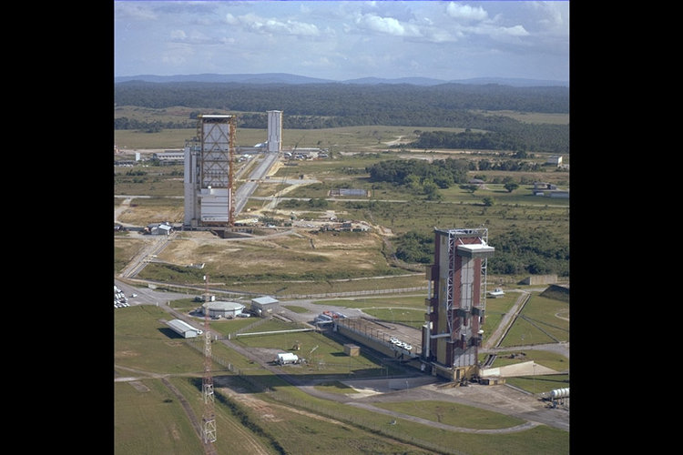 ELA-1/2 launch pads at Kourou