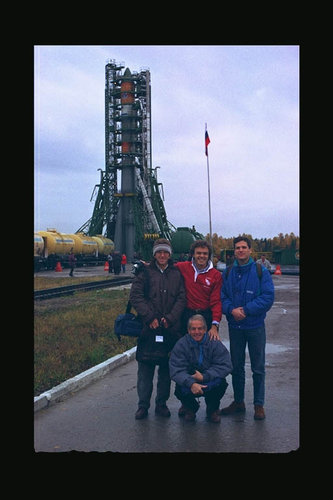 Foton-11 on launch pad