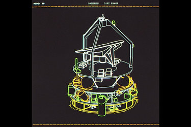 Giotto spacecraft cutaway