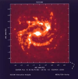 ISO image of spiral galaxy M83