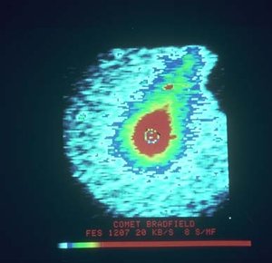 IUE views Comet Bradfield