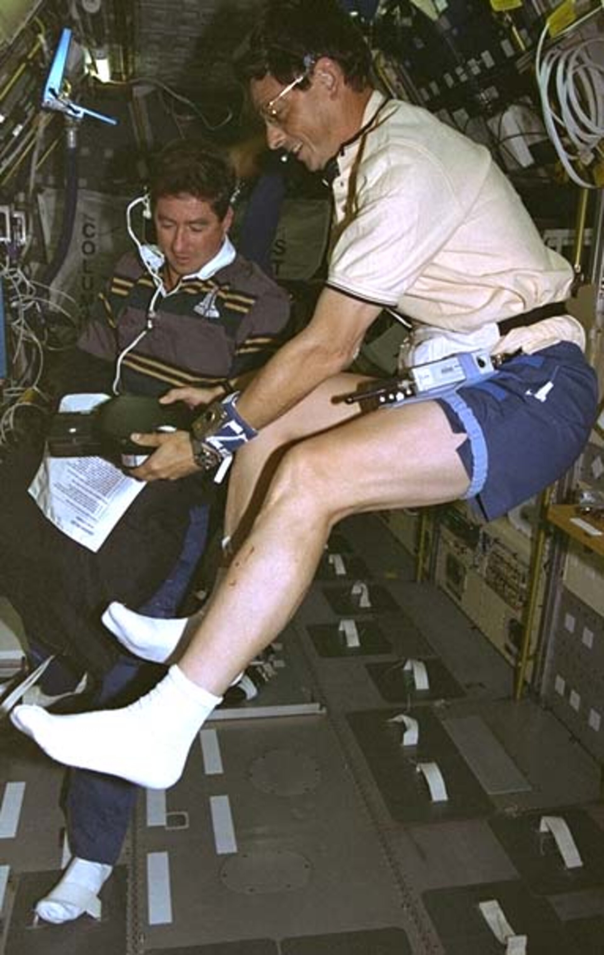 LMS Spacelab in orbit