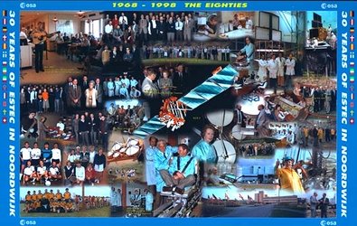 Photo montage commemorating 30 years of ESTEC