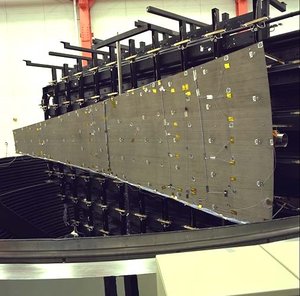 RadioAstron antenna petals tested at ESTEC