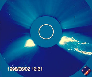 Soho observes large CME