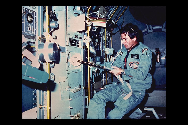 Ulf Merbold an Bord von Spacelab-1