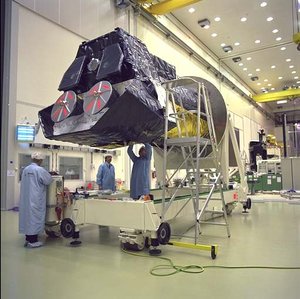 XMM upper module arrives at ESTEC