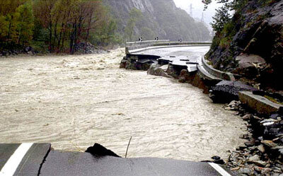 Floods in Aosta valley