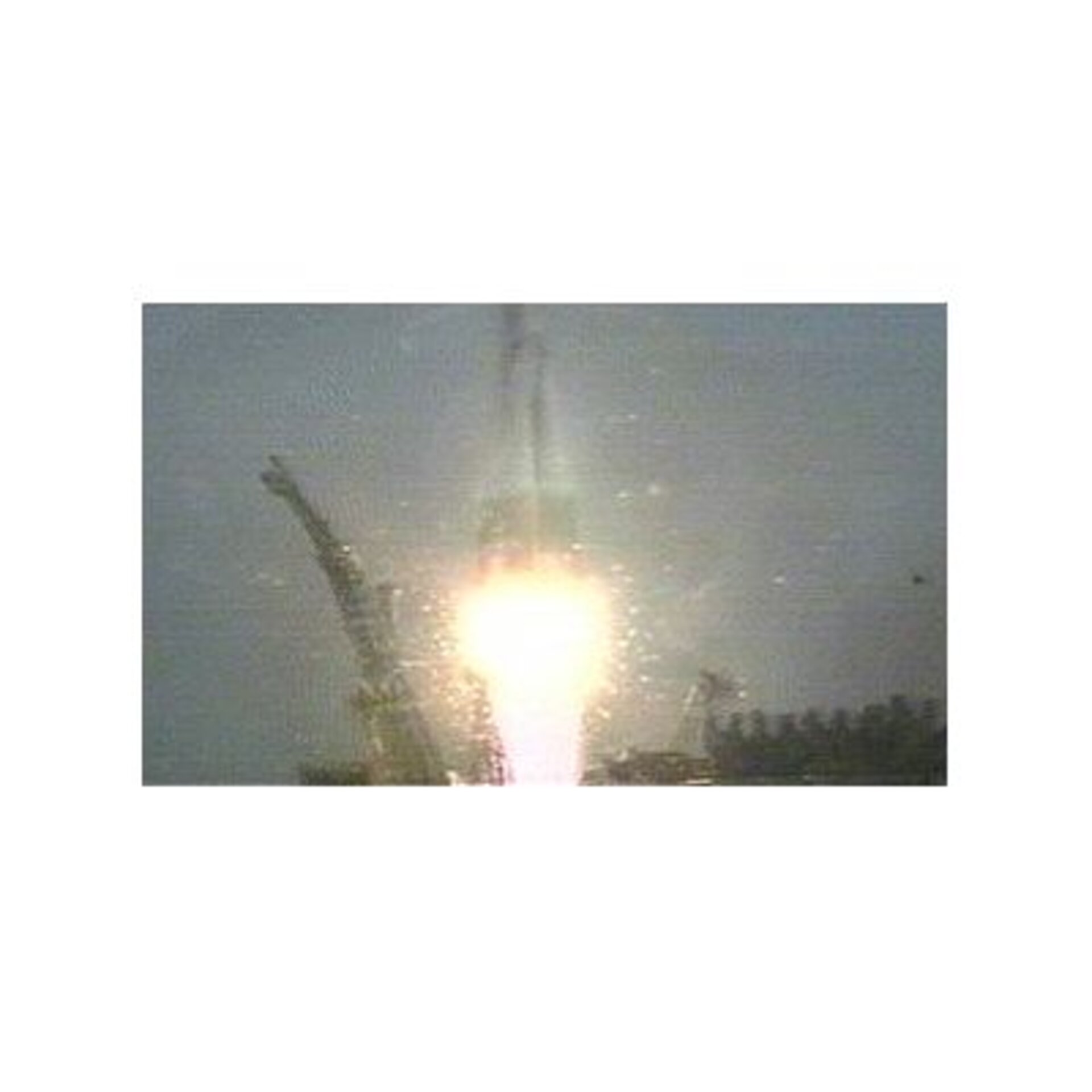 Launch Soyuz rocket with Expedition one crew to ISS
