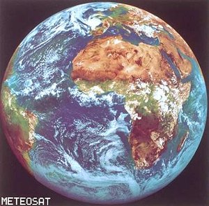 Meteosat-4 Earth image