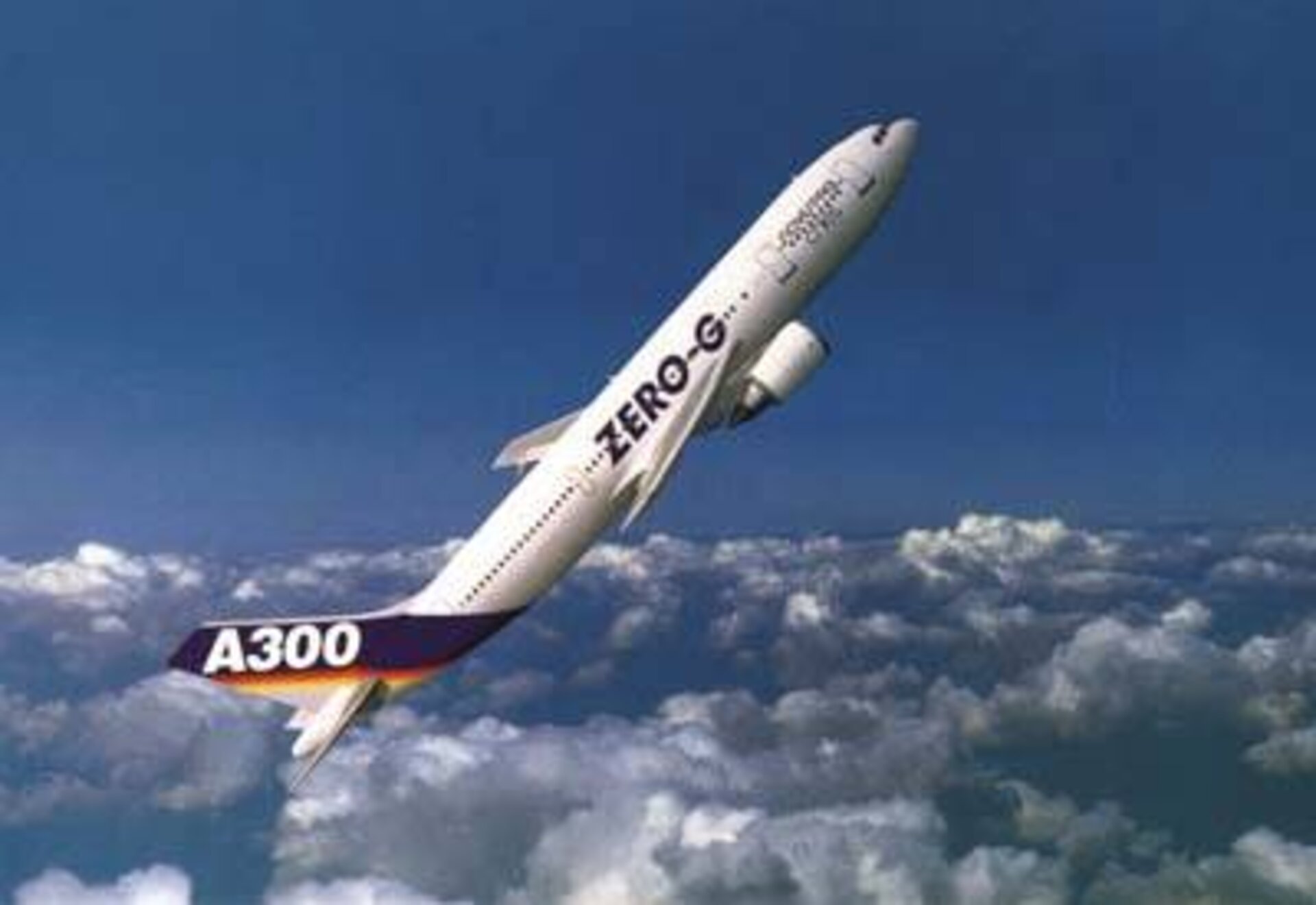 The specially adapted 'Zero-G' A-300 Airbus