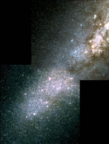 Hubble spies huge clusters of stars