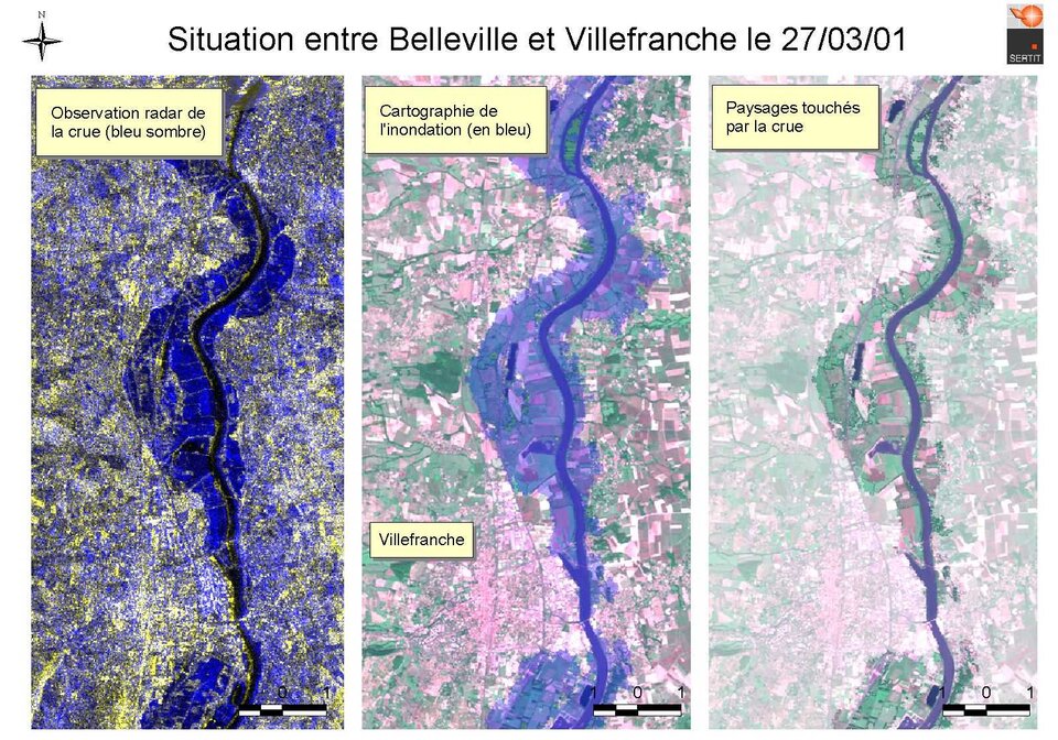 Situation between Belleville and Villefrance on 27 March 2001