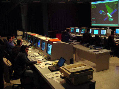 Operation control centre in Fucino, Italy