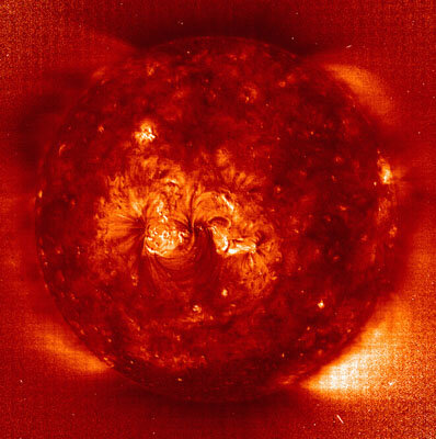 Immagine della corona solare - SOHO/EIT