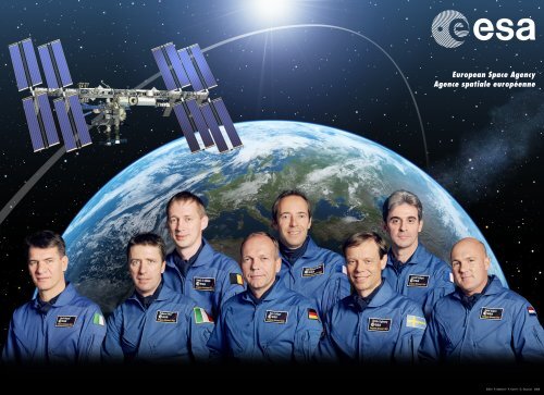 Euroopan astronauttiryhmän jäsenet