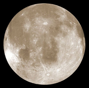 View of the  Moon by Star Tracker Camera