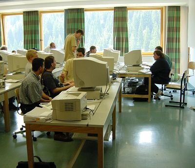 Students at the Summer School in Austria