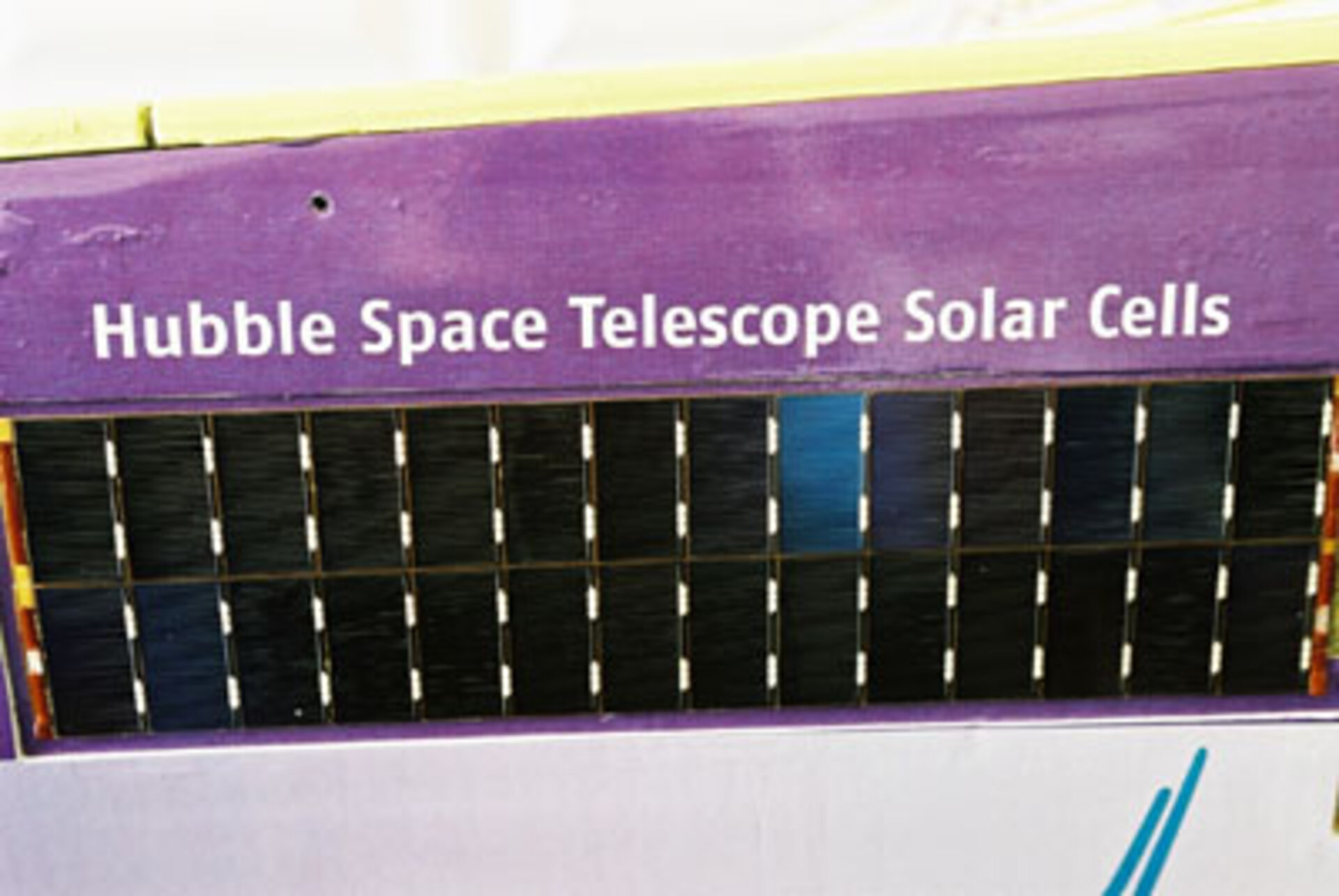 Solar panels from the Hubble Space Telescope