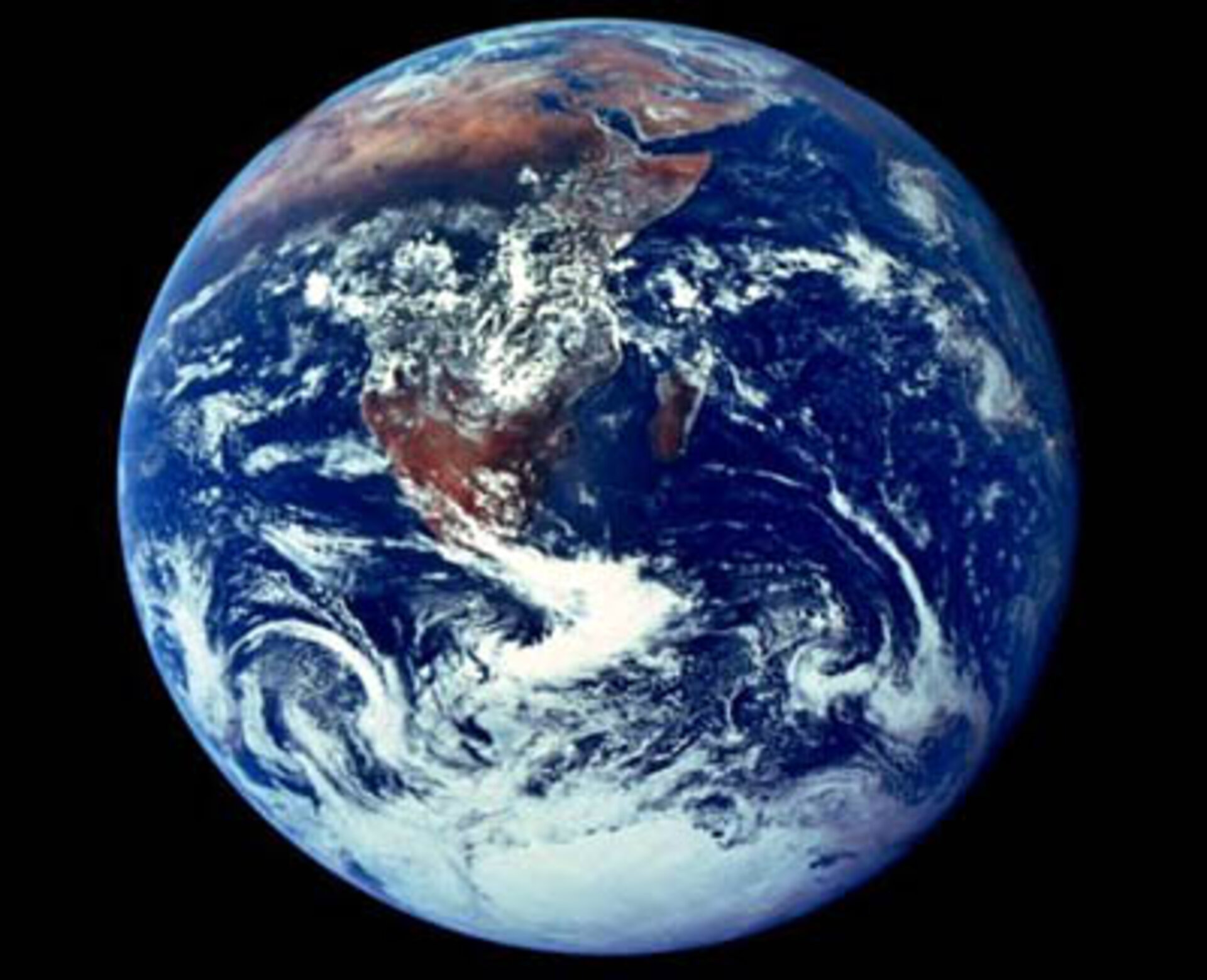 Planet Earth as seen by the Apollo 17 astronauts