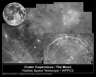 Crater Copernicus on the Moon