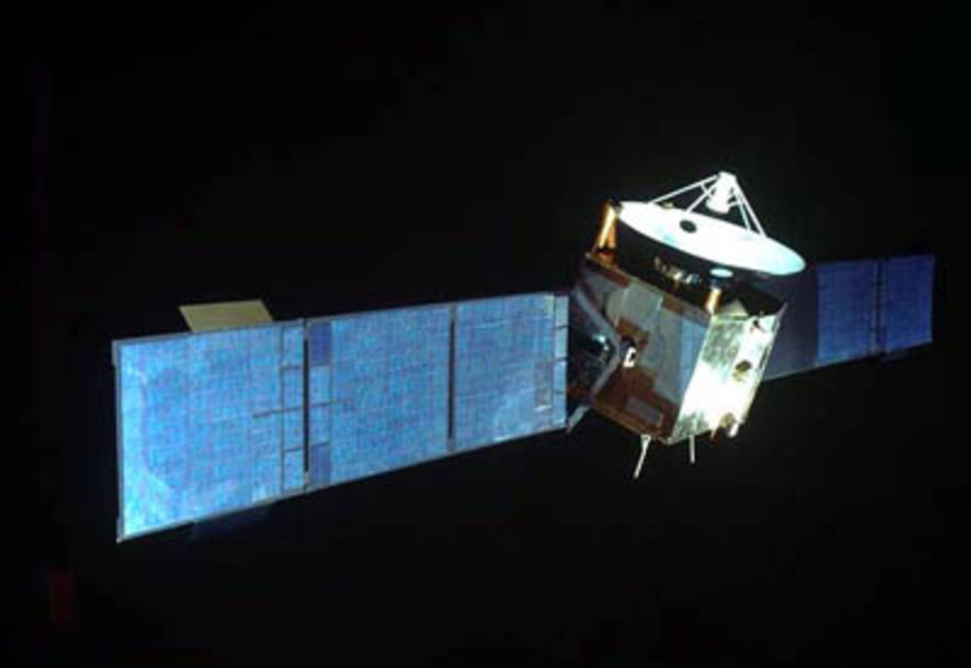 Das Modell eines MARECS-Satelliten