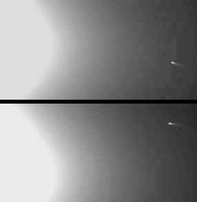SOHO also saw Comet Machholz 1 at its closest to the Sun in 1996, although not as plainly as in 2002
