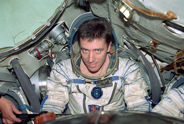 Vittori during astronaut training at Star City near Moscow