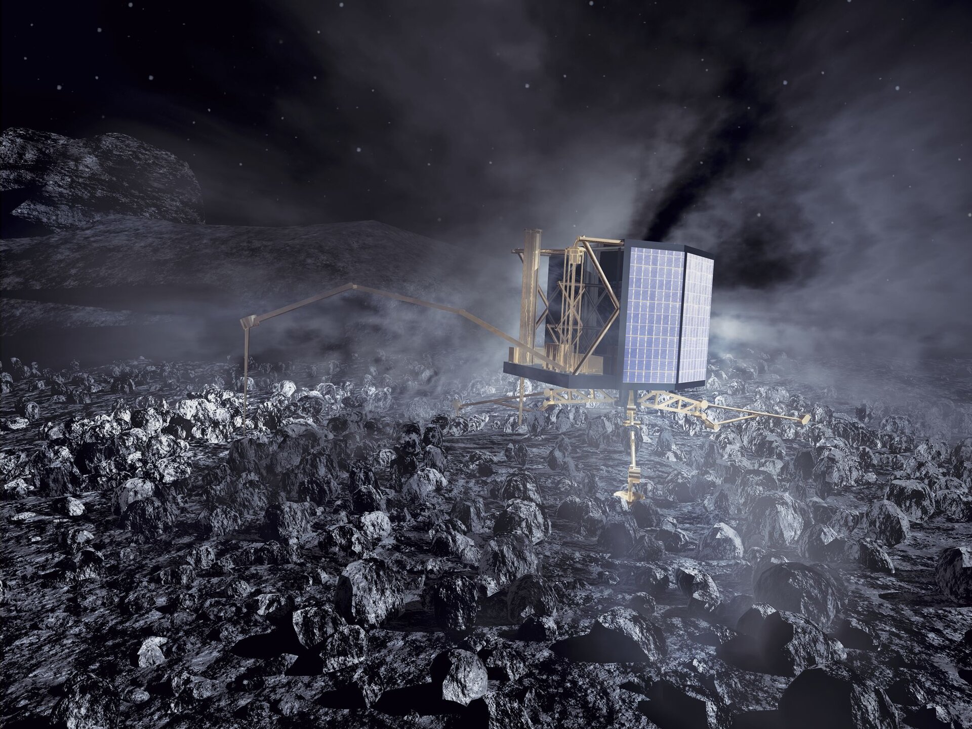 La mission Rosetta, un nom pour l’atterrisseur