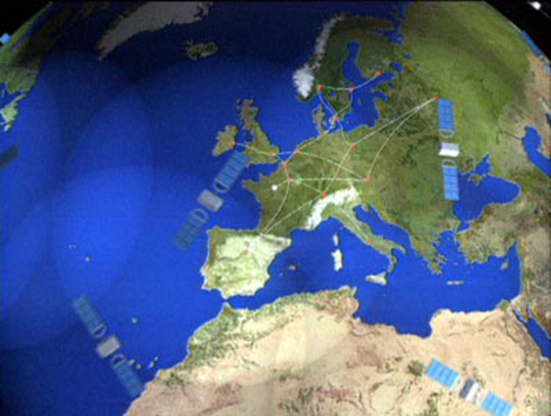 Illustration af Galileo systemet