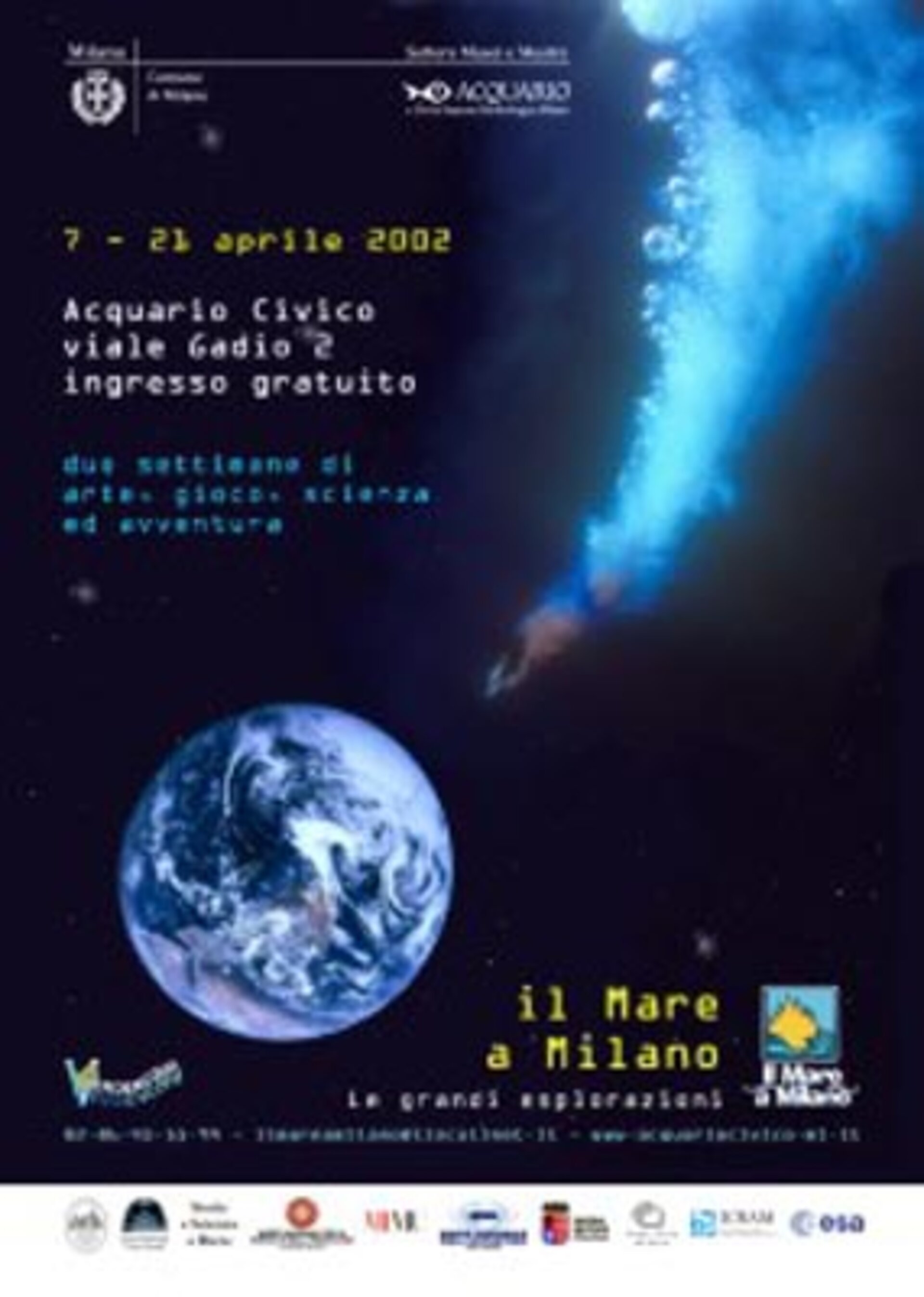 Poster of the event "Il Mare a Milano"