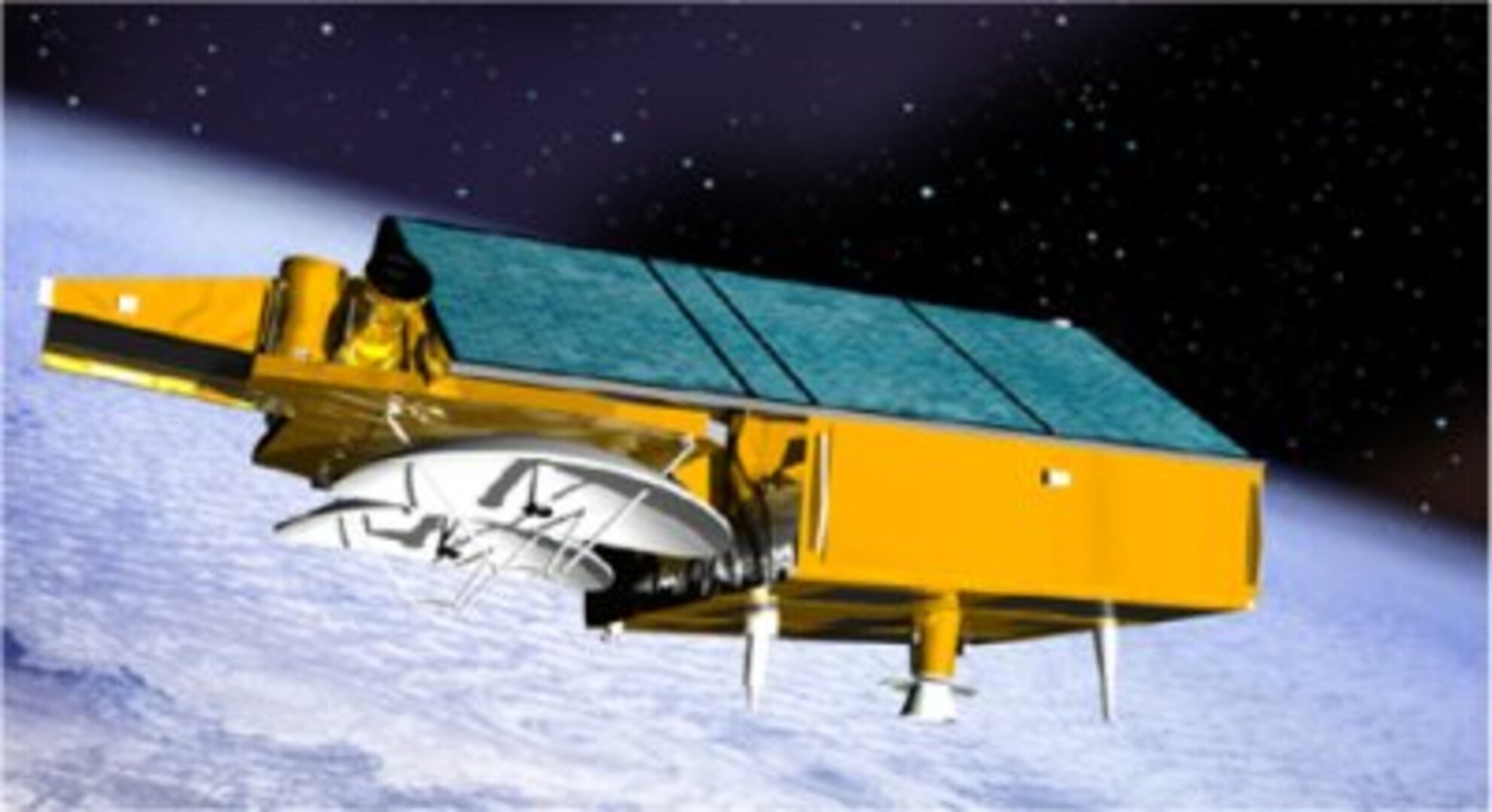 Concept illustration of the CryoSat satellite design