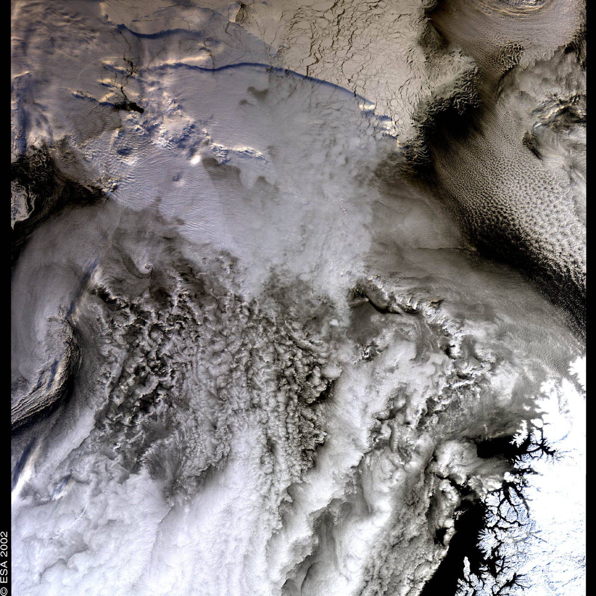 Norwegian Sea - MERIS - 22 March 2002