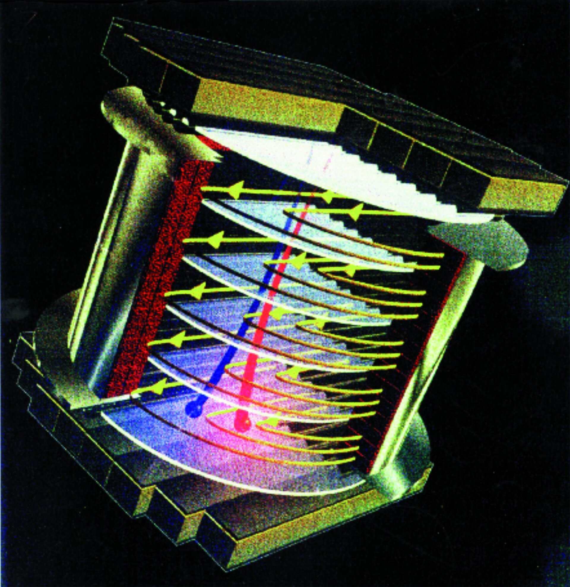 Portrayal of the functional operation of AMS