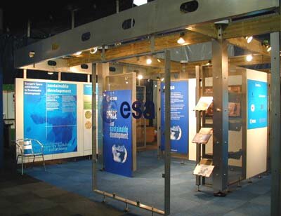 ESA stand at the WSSD