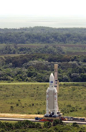 Transfer of the European launcher Ariane 5