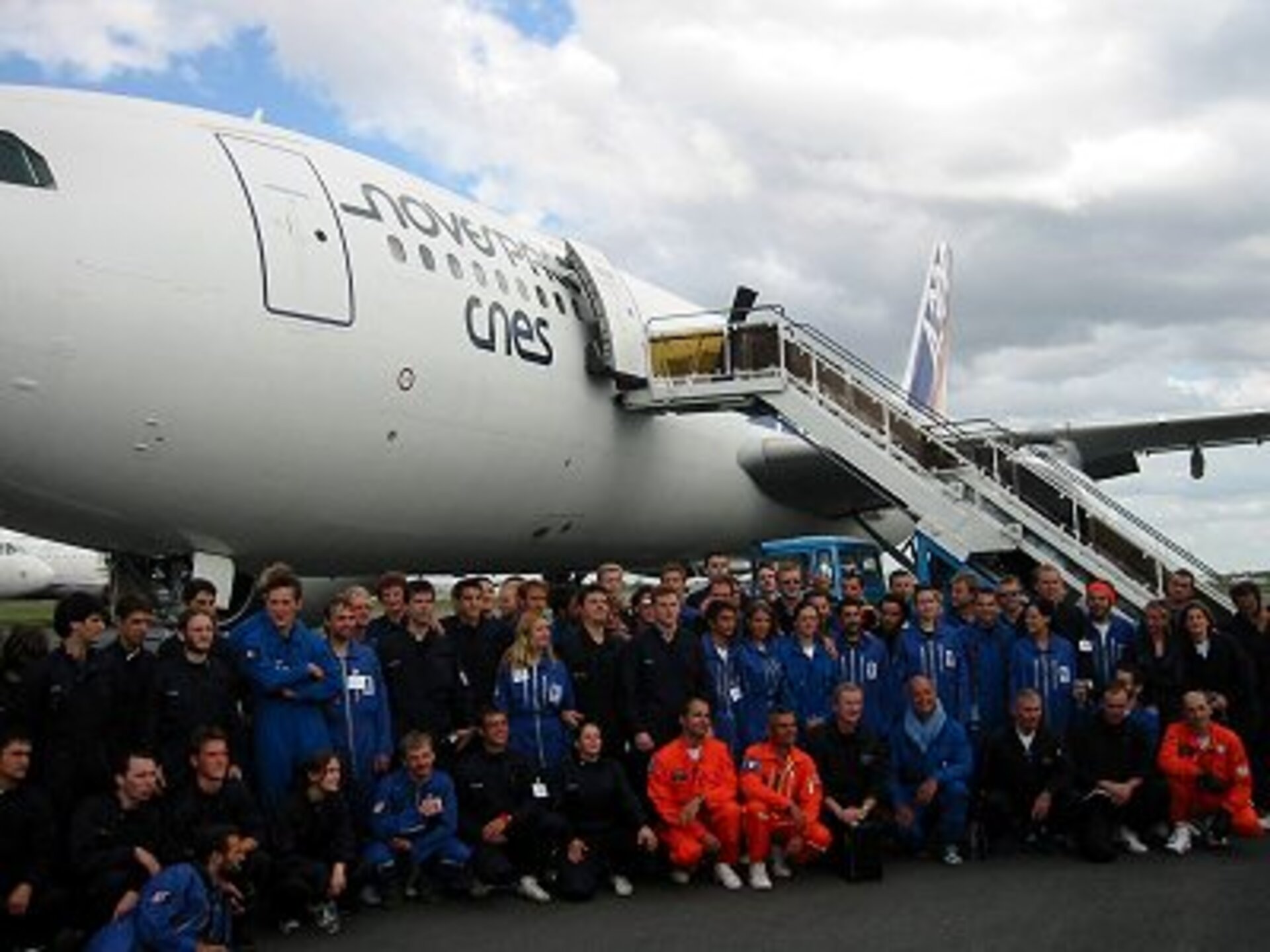 Teilnehmer der Parabelflug-Kampagne 2002