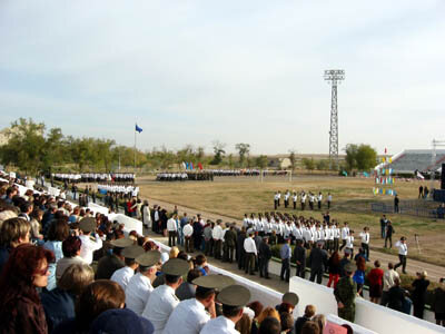 04.10.02  Baikonur celebrates the Sputnik anniversary