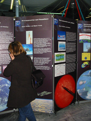 Ausstellung zum Weltraumwetter am Zeiss-Großplanetarium