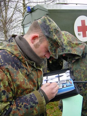 Demonstration participant using the DELTASS technology