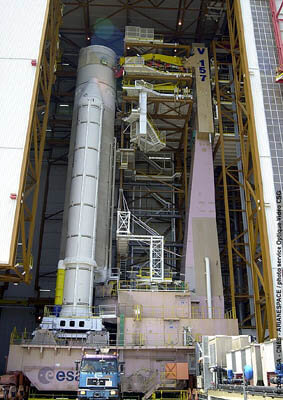 Ariane-5 bereit zur Endmontage