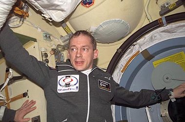 Frank De Winne on board ISS