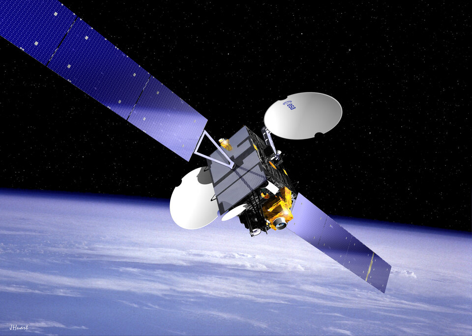 Artemis satellite: artist's view