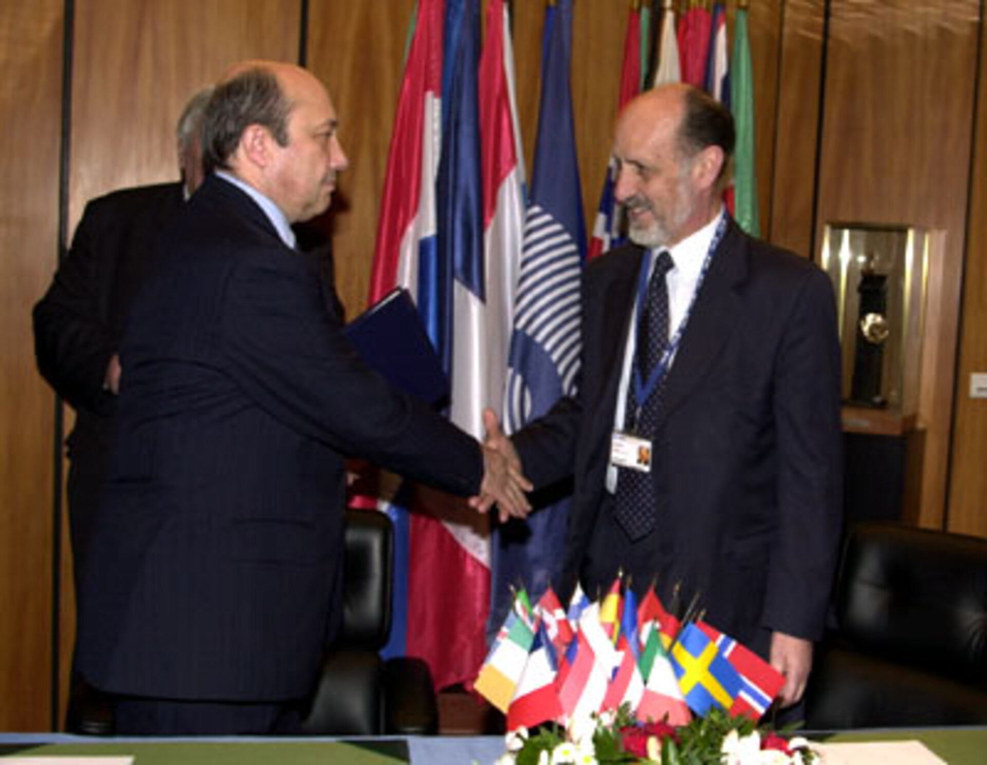 The Russian Foreign Minister and the Director General of ESA